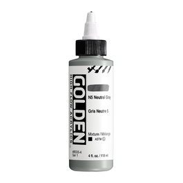 Golden High Flow Couleurs Acryliques N5 Gris Neutres 118 ml