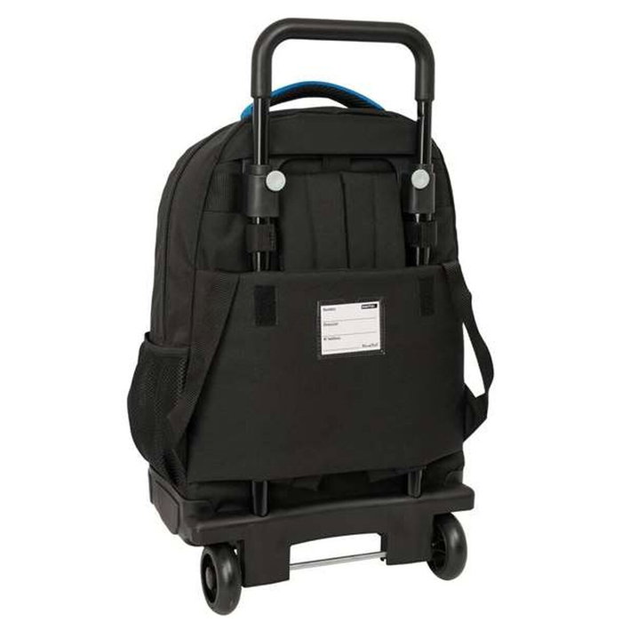 Cartable à roulettes BlackFit8 Underground Bleu Noir 33 x 45 x 22 cm Cartable à roulettes BlackFit8 Underground Bleu Noir 33 x 45 x 22 cm