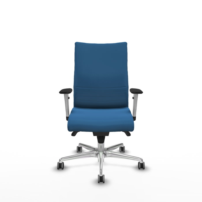 Piqueras Y Crespo Chaise Albacete Confidente Bleu Clair avec Mécanisme Sincro et Base Aluminium Piqueras Y Crespo Chaise Albacete Confidente Bleu Clair avec Mécanisme Sincro et Base Aluminium