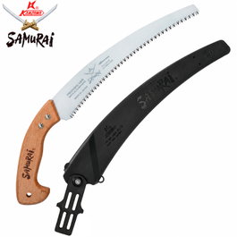SAMURAI Scie courbe w-330-lh avec manche en bois et étui de 330 mm