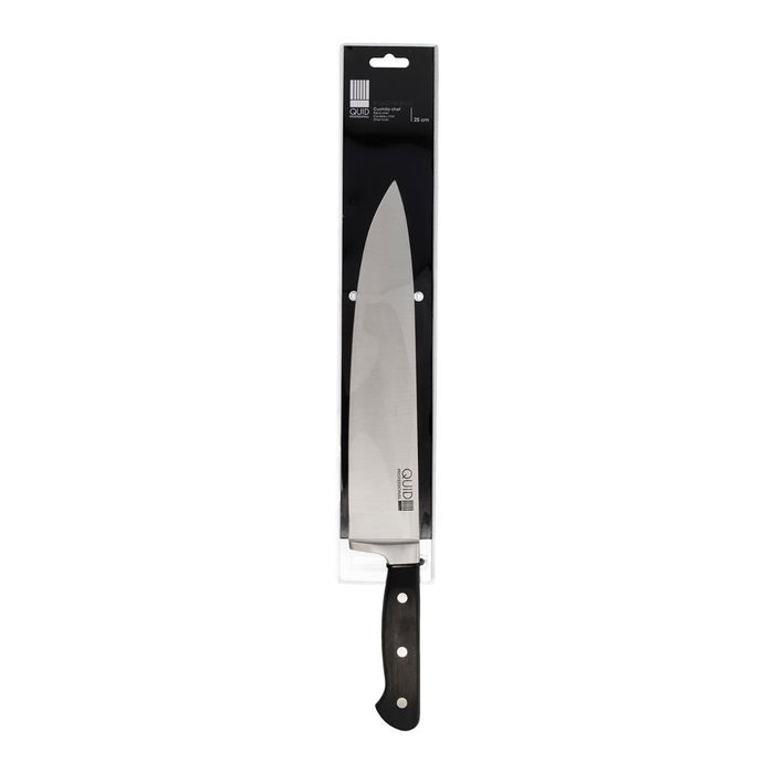 Cuchillo Chef Acero Inoxidable Inox Chef Black Quid Professional 25 cm (36 Unidades) Cuchillo Chef Acero Inoxidable Inox Chef Black Quid Professional 25 cm (36 Unidades)