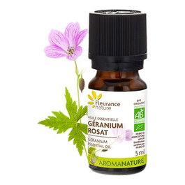 FLEURANCE NATURE Huile essentielle de Géranium Rosat BIO 10 ml