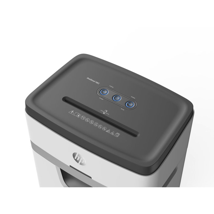 HP OneShred 18CC, Destructeur de documents blanc