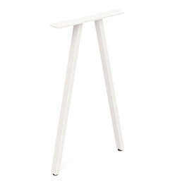 HERRAJES ALK Pata metálica Anek forme V inversé blanc 418x720mm