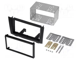 ACV Cadre de radio 2 DIN noir pour Honda CR-V