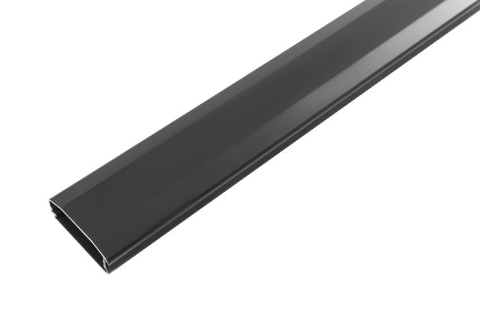 Vivolink Cache-câble en aluminium noir 110x6x2cm Vivolink Cache-câble en aluminium noir 110x6x2cm