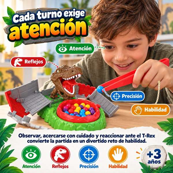 Jugatoys - enfamilia ¡Cuidado con el Dinosaurio!