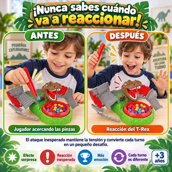 Jugatoys - enfamilia ¡Cuidado con el Dinosaurio!