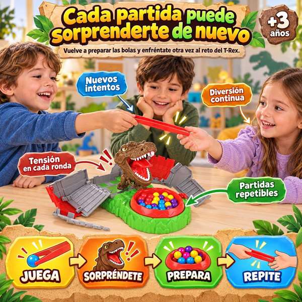 Jugatoys - enfamilia ¡Cuidado con el Dinosaurio!