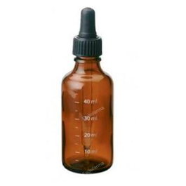 FLORAME Bouteille doseuse 50ml en cristal sombre