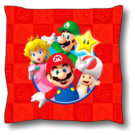 NINTENDO Coussin / Coussin décoratif Super Mario Bros 40 x 40 cm