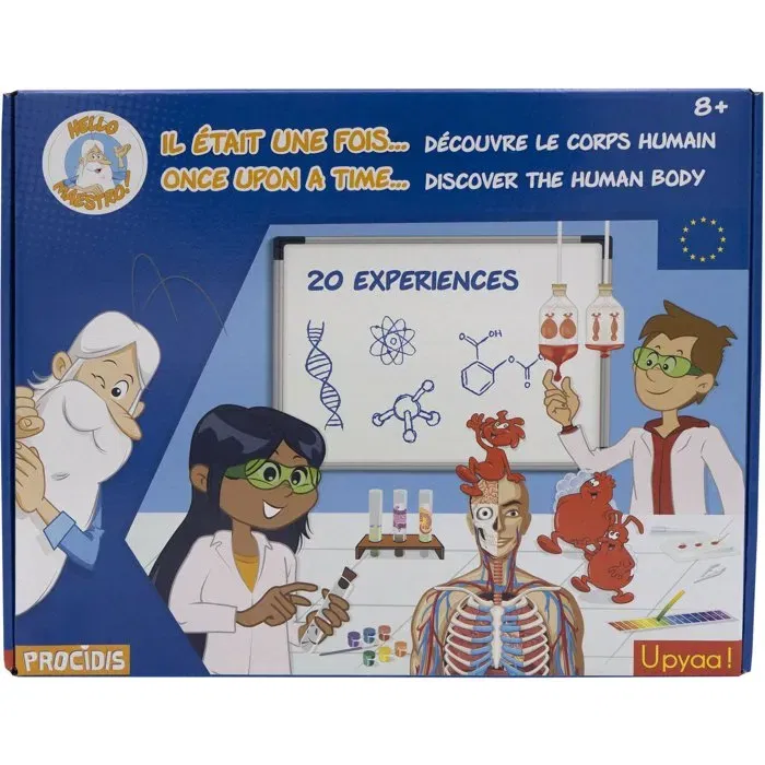Silverlit Hello Maestro - A la découverte du corps humain - 20 expériences scientifiques pour comprendre le fonctionnement du corps et de la digestion