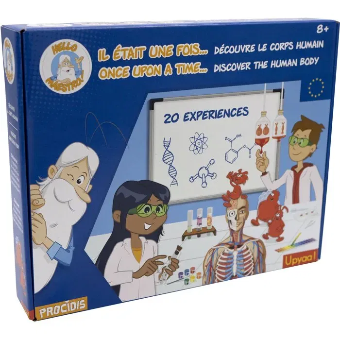 Silverlit Hello Maestro - A la découverte du corps humain - 20 expériences scientifiques pour comprendre le fonctionnement du corps et de la digestion