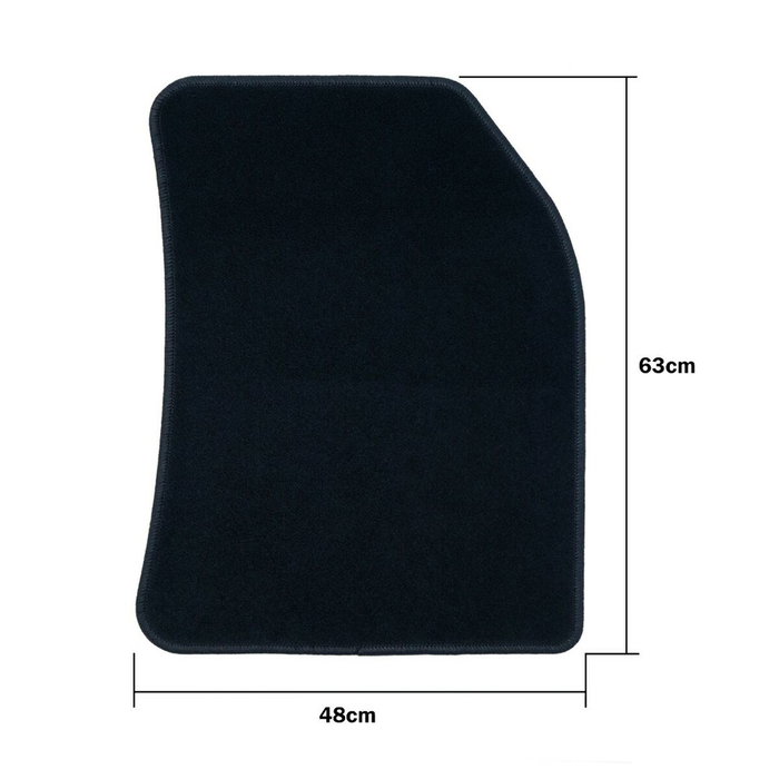 OCC Design Tapis sur mesure Peugeot 3008 (2016-Présent) avec revêtement bleu