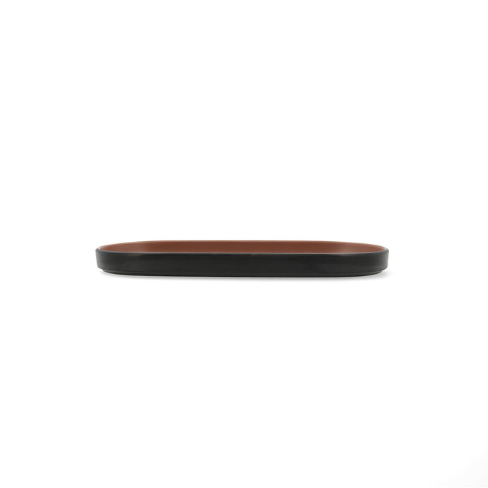 Bidasoa Plateau Ovale Bicolore Melamine Gio 23x10 cm (12 Unités)