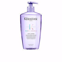 Kerastase Blond Absolu Bain Lumiere 500 Shampooing Éclaircissant et Hydratant pour Cheveux Blonds avec Acide Hyaluronique et Edelweiss