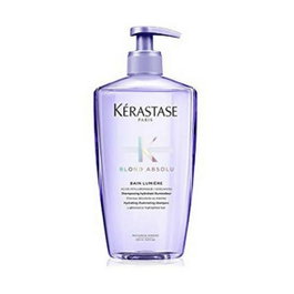 Kerastase Blond Absolu Bain Lumiere 500 Shampooing Éclaircissant et Hydratant pour Cheveux Blonds avec Acide Hyaluronique et Edelweiss