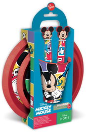 Licensing 5 Piezas Set Facile En Boîte Cadeau Mickey CZ11311 Vaisselle Enfant Plastique Recyclable 4 Ans