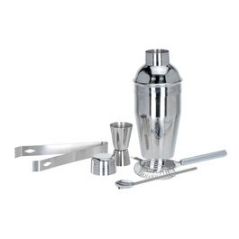 Excellent Houseware Ensemble de Shaker en Acier Inoxydable, 5 pièces
