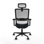 Piqueras Y Crespo Haches Chaise de Bureau Sincro/Traslack Bleu Marine et Blanc