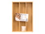 Kinvara Cuberteros Bambou 3 Compartiments 28,5 x 5 x 20 cm (Set de 6)