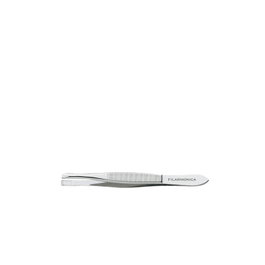 Filarmónica - Pince à épiler droite en acier carbone nickelé, longueur 8 cm