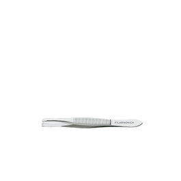 Filarmónica - Pince à épiler droite en acier carbone nickelé, longueur 8 cm