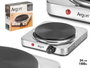 Argon Plaque de cuisson électrique en acier inoxydable 1500W 23 x 7 x 27 cm (Set de 6)