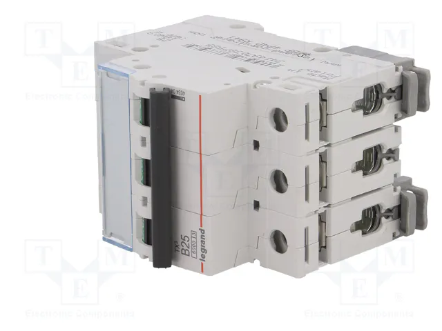LEGRAND Disjoncteur S300 TX 3 Pôles 25A 400VAC 6kA LEGRAND Disjoncteur S300 TX 3 Pôles 25A 400VAC 6kA