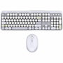 Mobility Lab Clavier et Souris Sans Fil Ergonomique Gris AZERTY