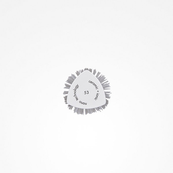 Bifull - Cepillo Térmico Triangular avec Pin de Séparation, 53 mm, Lisseur à Cheveux, Brosse Styling pour Volume et Séparation