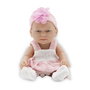 TACHAN - Poupée 26cm avec robe rose et diadème fleuri - Réf. T01066 - Version Espagnol/Portugais/Anglais