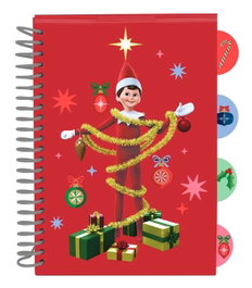 Safta Carnet A5 Elf On the Shelf avec couverture rigide et 80 feuilles