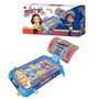 TACHAN Pinball avec lumières et sons, 4 flippers, 5 bumpers, écran digital, multilingue (anglais, français, allemand, italien, portugais, espagnol), pour enfants 3 ans et plus