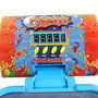 TACHAN Pinball avec lumières et sons, 4 flippers, 5 bumpers, écran digital, multilingue (anglais, français, allemand, italien, portugais, espagnol), pour enfants 3 ans et plus