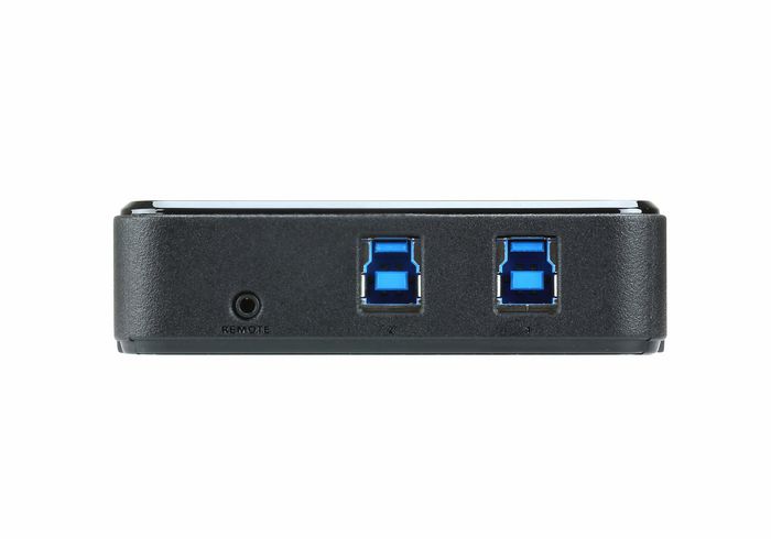 ATEN US3324 Commutateur de partage USB 3.2 Gen1 pour 2 PC et 4 périphériques - Switch KVM USB avec sélecteur distant