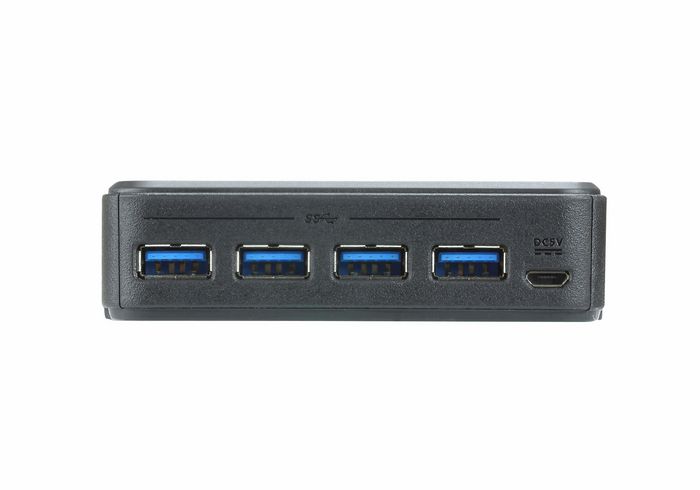 ATEN US3324 Commutateur de partage USB 3.2 Gen1 pour 2 PC et 4 périphériques - Switch KVM USB avec sélecteur distant