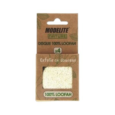 MODELITE NATURE Disque de luffa 100% x4 MODELITE NATURE Disque de luffa 100% x4