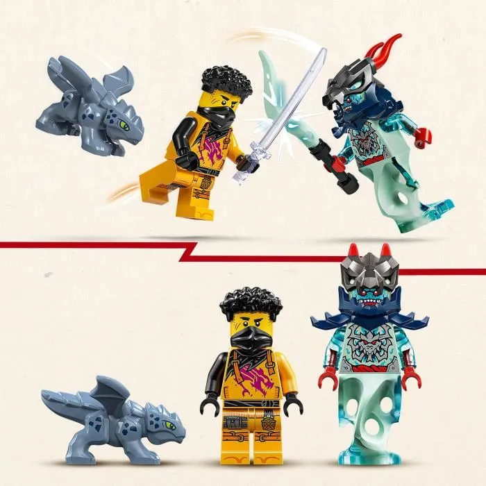 Lego NINJAGO 71839 Robot de Spinjitzu d'Arin, Jeu de Construction avec Robot Articulé et 2 Minifigurines, pour Enfants dès 7 Ans