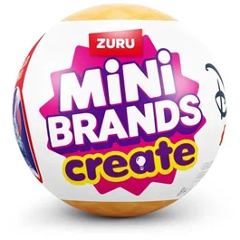 ZURU Mini Brands Create Disney Snacks - Capsule surprise avec figurines de snacks Disney miniatures - Modèle aléatoire - Jeu dès 8 ans