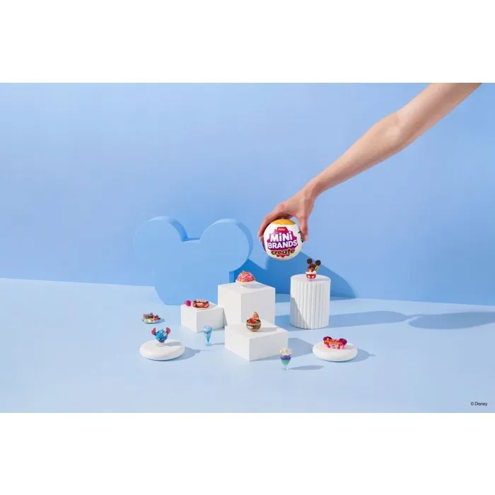ZURU Mini Brands Create Disney Snacks - Capsule surprise avec figurines de snacks Disney miniatures - Modèle aléatoire - Jeu dès 8 ans
