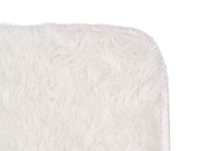 BERILO Tapis de bain à poils blanc 40x60cm