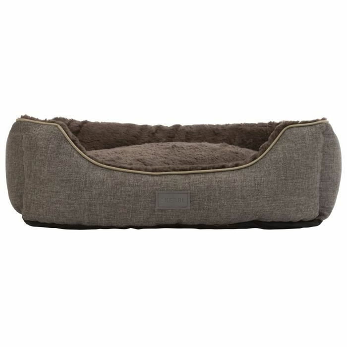 Kerbl Panier corbeille Samuel Argent et gris, 50 x 40 x 15 cm
