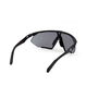 Adidas Sport Lunettes de soleil SP0071 Homme Noir Matte Plastique Gris Fumé 50mm 135mm