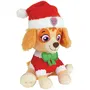 Jemini - Lot de 3 peluches Pat'Patrouille, Chase, Stella, Marcus - 17 cm - Version Noël