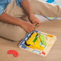 Goula - Color Forms 53474 - Jeu éducatif en bois pour enfants de 3 ans et plus avec 22 pièces de couleur et 8 planches illustrées recto-verso