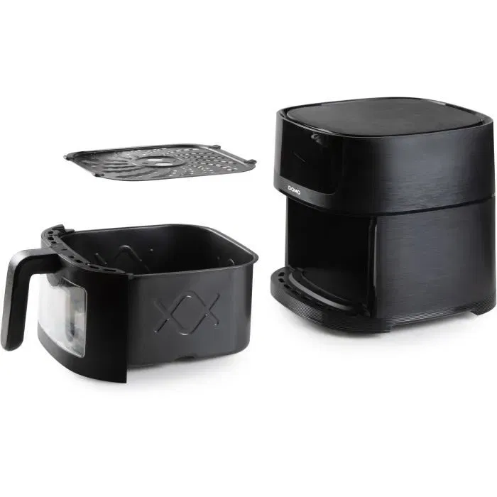 Domo DO540FR Deli-Fryer, Friteuse à Air Chaut 6L avec Écran Digital et 8 Programmes