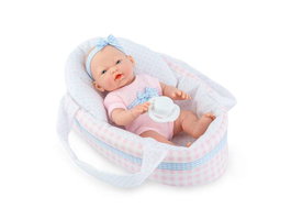 Marina & Pau Muñeca Mini Golosinas Baby - Poupée avec landau - 21 cm - Produit en espagnol