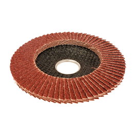 Workpro Disque à lamelles convexe oxyde d'aluminium Ø115 x 22,2 mm grain 60 pour métal et bois