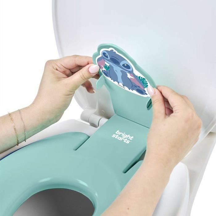 Bright Starts Réducteur de toilettes Disney Baby Stitch Bleu